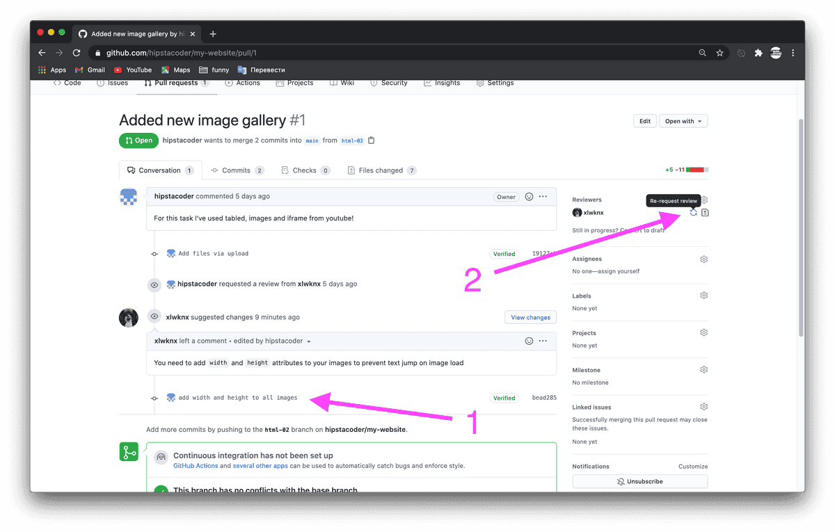 approve pull request